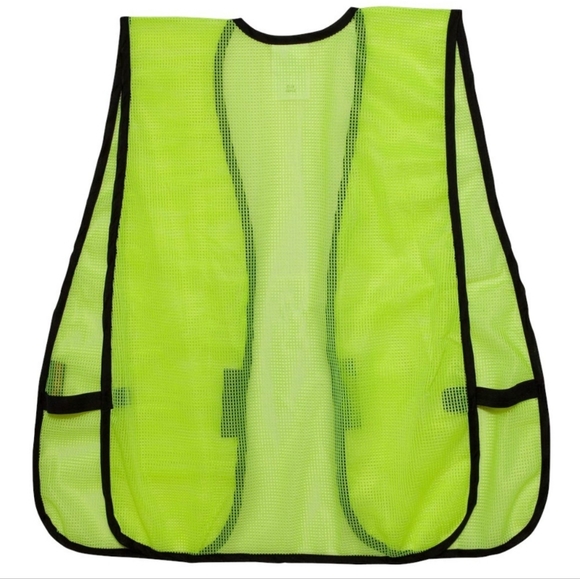 ML Kishigo (P) (PL-V17-V18)one size  Series Plain Mesh Vest.  Pack 5 pcs - Picture 2 of 5